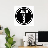 Jesus-Logo Poster (Heimbüro)