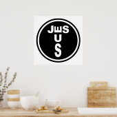 Jesus-Logo Poster (Küche)