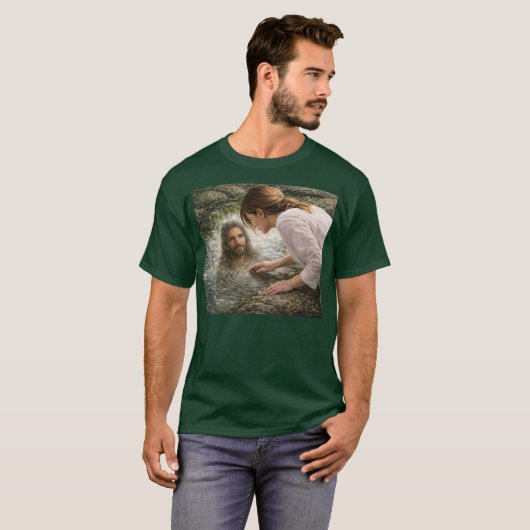 Jesus looking back T-Shirt (Vorne ganz)