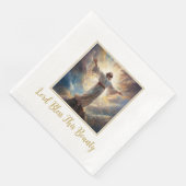 Jesus Lord Bless Paper Napkins Serviette (Ecke)