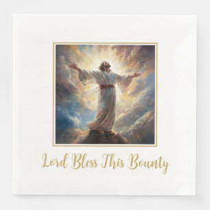 Jesus Lord Bless Paper Napkins Serviette