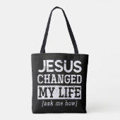 Jesus Lord Christlich Gift Gottes Retter Jesus Pul Tasche (Rückseite)