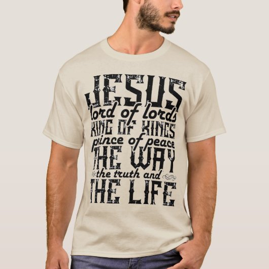 Jesus LORD der Herren T-Shirt (Vorderseite)