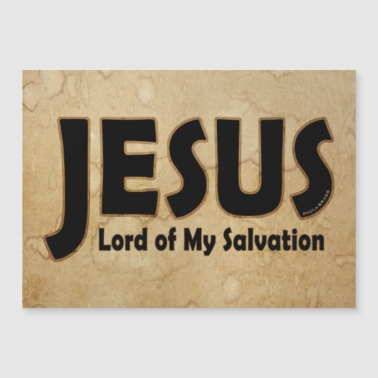 JESUS Lord der Rettung Magnetkarte (Vorderseite)
