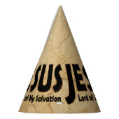 JESUS Lord der Rettung Partyhütchen (Links)