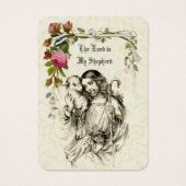 Jesus Lord Katholic Funeral Memorial Holcard - (Vorderseite)