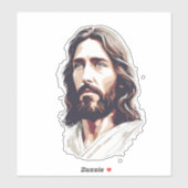 Jesus Lord Retter Oldtimer Aufkleber (Blatt)