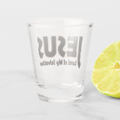 Jesus-Lord Salvation Schnapsglas (Rückseite)