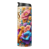 Jesus Lord Savior Floral Radiance Thermosbecher (Nach rechts gedreht)