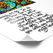 Jesus lord Savior Fotodruck (Ecke)