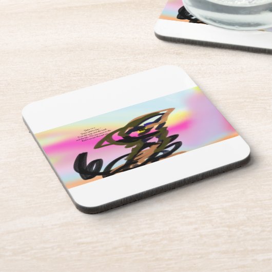 jesus love getränkeuntersetzer (Linke Seite)