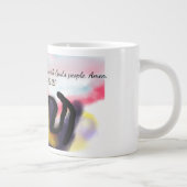 jesus love  Jumbo-Tasse (Rechts)