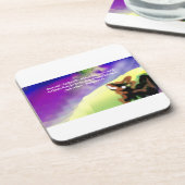 jesus love us getränkeuntersetzer (Linke Seite)