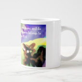 jesus love us  Jumbo-Tasse (Rechts)