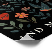 Jesus Loves Me And My Tattoos Poster (Ecke)