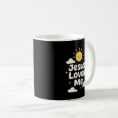 Jesus Loves Me Christian Mug Kaffeetasse (VorderseiteRechts)