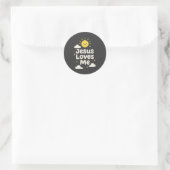 Jesus Loves Me Christian Sticker (Tasche)