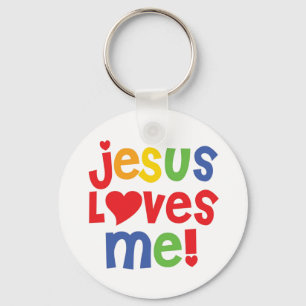 jesus loves me - keychain schlüsselanhänger