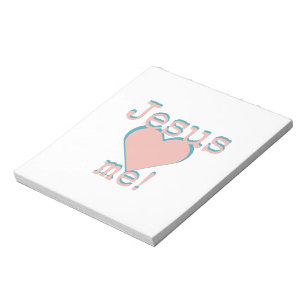 Jesus loves ♥ me! notizblock