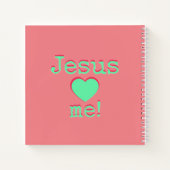 Jesus loves ♥ me! notizblock (Rückseite)