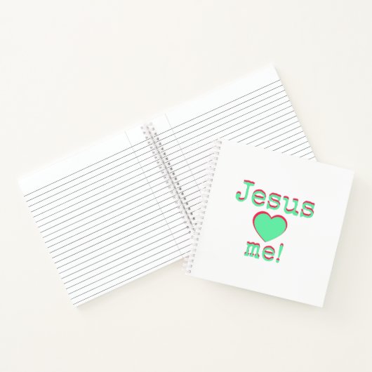 Jesus loves ♥ me! notizblock (Innenseite)