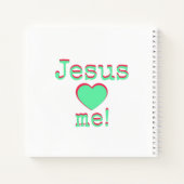 Jesus loves ♥ me! notizblock (Rückseite)