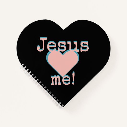 Jesus loves ♥ me! notizblock (Vorderseite)