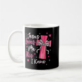 Jesus Loves Me This I Know God Religious Christian Kaffeetasse (Links)