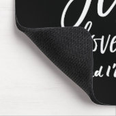 Jesus Loves You And I'm Trying Funny Christian Eva Mousepad (Ecke)