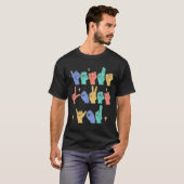 Jesus Loves You Asl Christian Jesus Toddler I Sign T-Shirt (Vorne ganz)