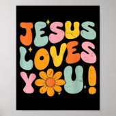 Jesus Loves You Christian Teen Girl God Sister Goo Poster (Vorne)