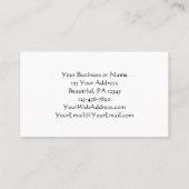 Jesus Loves You! John 3:16, Scripture Reference Visitenkarte (Rückseite)