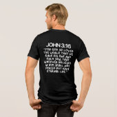 Jesus Loves You Thrive Merch Tri-Blend Shirt (Rückseite voll)