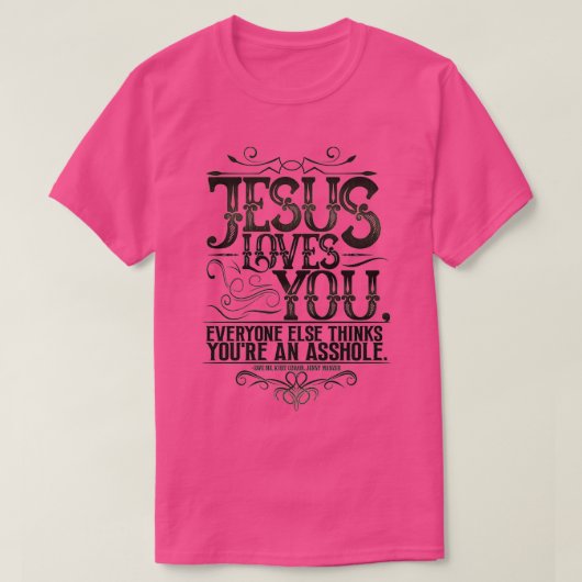 Jesus Loves You White T-Shirt (Design vorne)