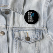 Jesus - Löwe Christlicher König Herr Retter Glaube Button (Beispiel)