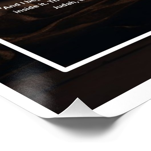 Jesus - Löwe König 1 Poster (Ecke)