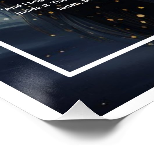 Jesus - Löwe König 3 Poster (Ecke)