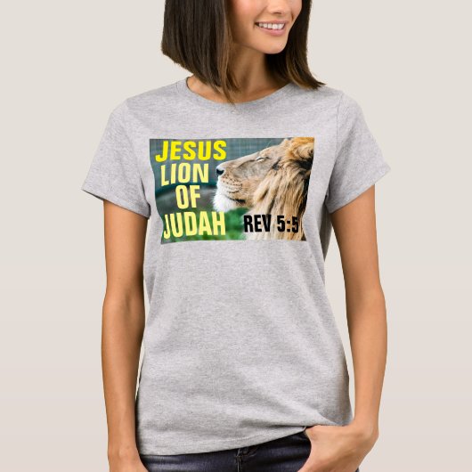 Jesus, Löwe von Juda Christlichen T - Shirt (Vorderseite)