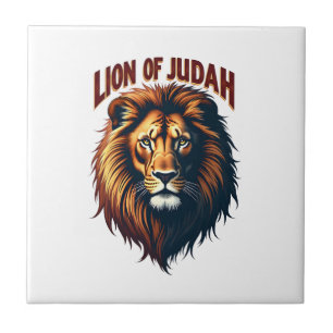Jesus Löwe von Juda Vintage-Stich christliches T-S Fliese