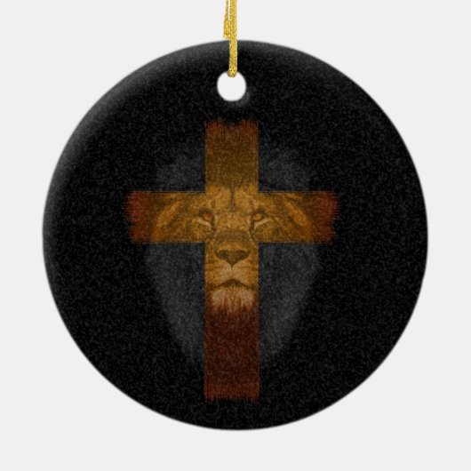 Jesus Löwe von Judah Ornament (Hinten)