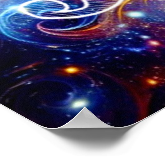 Jesus Löwe von Judah Poster (Ecke)