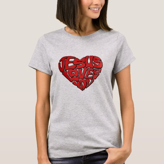 jesus luv uT-Shirt T-Shirt (Vorderseite)