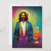 Jesus macht großartige Cocktails Dankeskarte (Vorderseite)