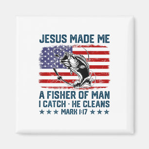 Jesus machte mich zu einem Fischer des Menschen Am Magnet