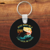 Jesus machte mich zu einem Fisher Bibble Verse Mar Schlüsselanhänger (Vorderseite)