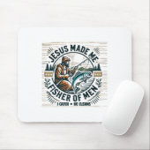 Jesus machte mich zu einem Menschenfischer Bibelve Mousepad (Mit Mouse)