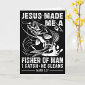 Jesus machte mich zu einem Menschenfischer Markus Karte (Gelbe Blume)