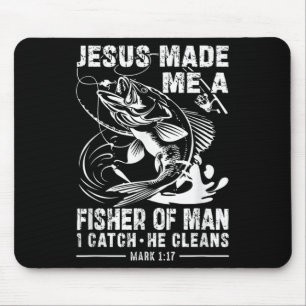 Jesus machte mich zu einem Menschenfischer Markus Mousepad