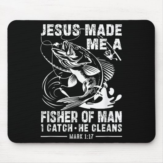 Jesus machte mich zu einem Menschenfischer Markus Mousepad (Vorne)