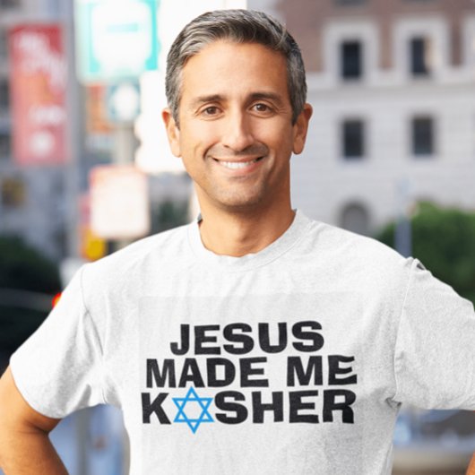 JESUS machte mich zu KOSHER, jüdische messianische T-Shirt
